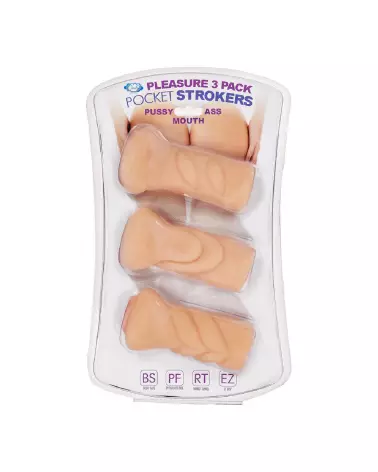 Image du Kit Masturbateur Trio Stroker Cloud 9 - Vagin, Anus, Bouche-2
