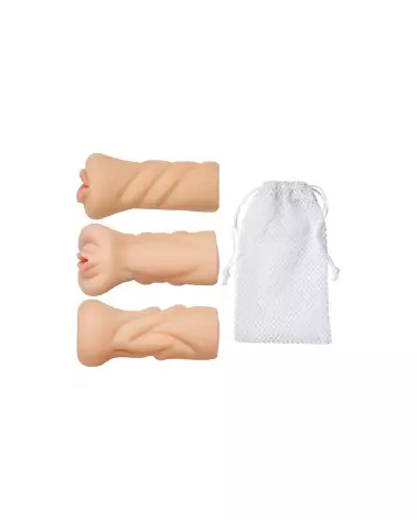 Image du Kit Masturbateur Trio Stroker Cloud 9 - Vagin, Anus, Bouche-5