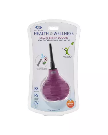 Image de la poire à lavement Cloud 9 avec valve anti-retour pour hygiène intime sécurisée-2