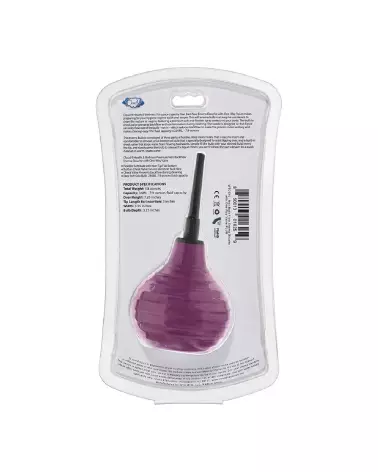 Image de la poire à lavement Cloud 9 avec valve anti-retour pour hygiène intime sécurisée-3