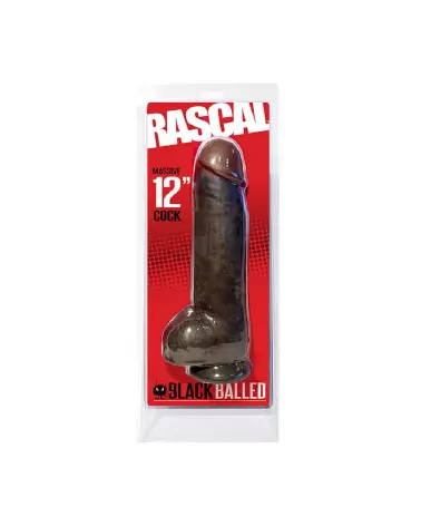 Image du Dildo Black Balled XXL de Boneyard, 30.5 cm, jouet adulte réaliste et de qualité-2