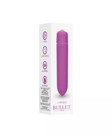Image du Mini Vibro 1 Speed Bullet Purple par Be Good Tonight, compact et puissant-2