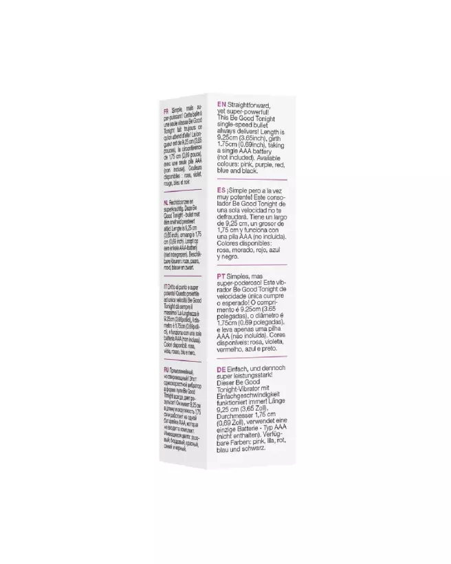 Image du Mini Vibro 1 Speed Bullet Purple par Be Good Tonight, compact et puissant-3