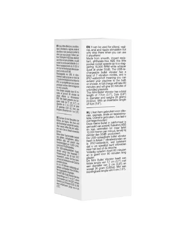 Mini Vibro 10 Speed Rechargeable Bullet de Be Good Tonight, design discret et puissant-3