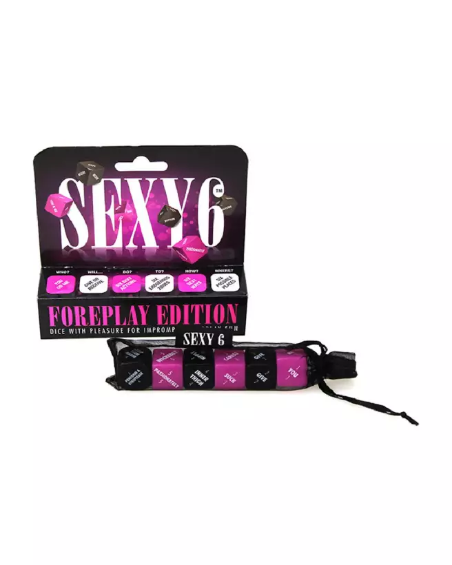 Image du jeu Sexy 6 Dice par Adult Games, dés érotiques pour couples-2