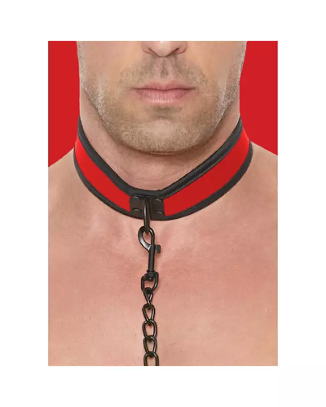 Collier en néoprène avec laisse pour chiens Ouch! by Shots, accessoire canin élégant et résistant-1