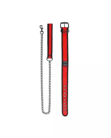 Collier en néoprène avec laisse pour chiens Ouch! by Shots, accessoire canin élégant et résistant-5