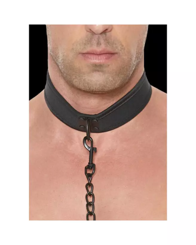 Collier BDSM en néoprène Ouch! by Shots pour jeux de domination-1