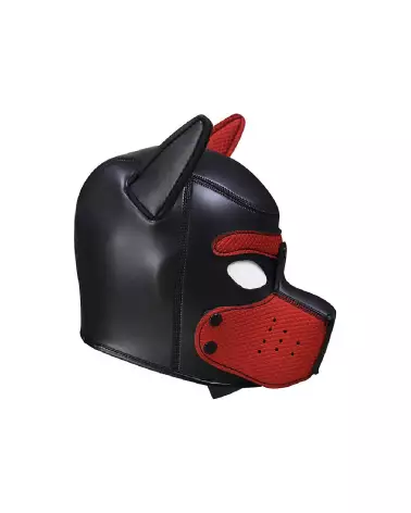 Masque néoprène rouge pour chiot de Ouch! en Pet Play-5