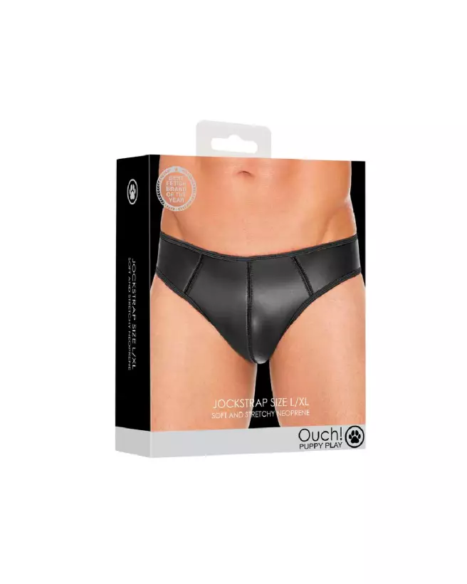 Image du Jockstrap Neoprene Ouch! by Shots taille L/XL, confort et support pour activités sportives et usage quotidien-2