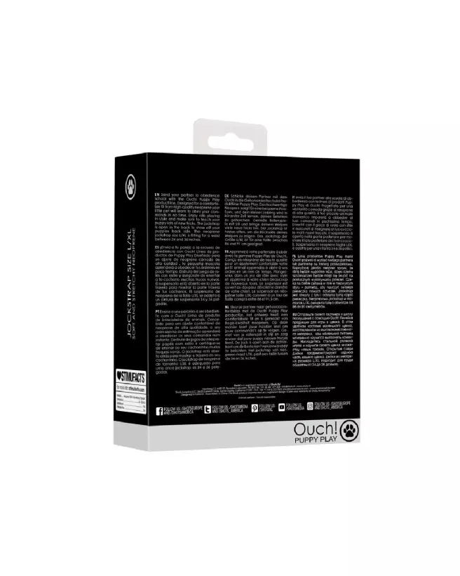 Image du Jockstrap Neoprene Ouch! by Shots taille L/XL, confort et support pour activités sportives et usage quotidien-3