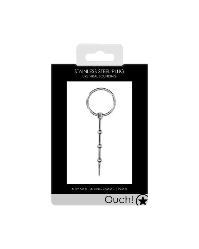 Image du Metal Penis Plug Ouch! by Shots pour stimulation de l'urètre-2