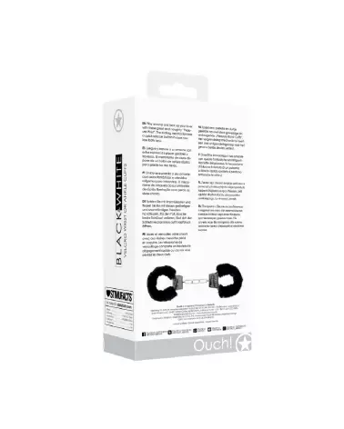 Menottes Hand / Ankle Cuffs à Velcro de Ouch! by Shots pour jeux de contrainte et sécurité-3