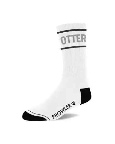 Chaussettes Otter blanches et grises de Prowler Red, confort élégant-3