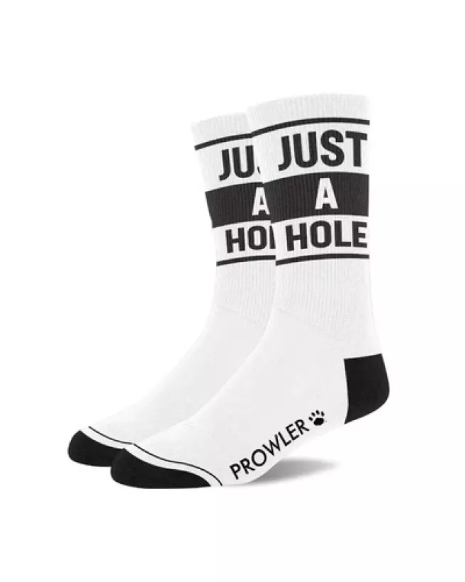 Chaussettes Prowler Red élégantes noires et blanches-1