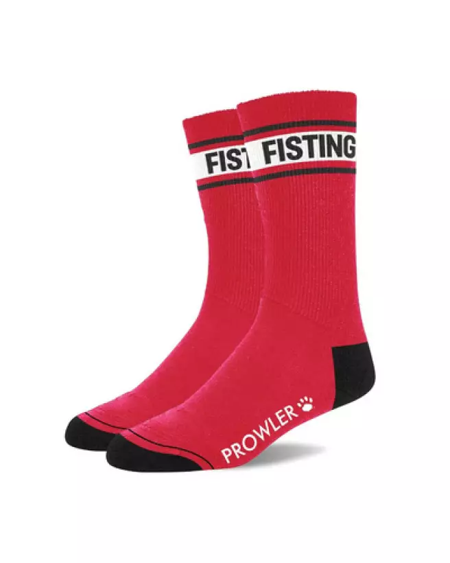Image des chaussettes Fisting Socks rouge et noir de Prowler Red, style unique et confort optimal-1