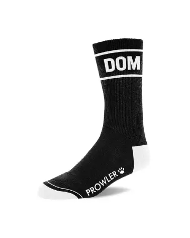 Image des chaussettes Dom Socks noir et blanc de Prowler Red, style élégant et confortable-3