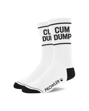 Chaussettes Prowler Red Cum Dump blanches et noires, style et confort-1