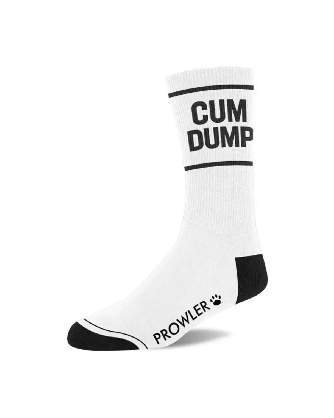 Chaussettes Prowler Red Cum Dump blanches et noires, style et confort-3