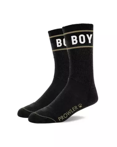Chaussettes garçon Prowler Red noir et blanc confortables et durables-1