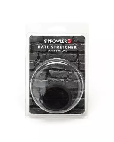 Silicone Ball Stretcher Large Noir de Prowler Red pour plaisir intensifié-2