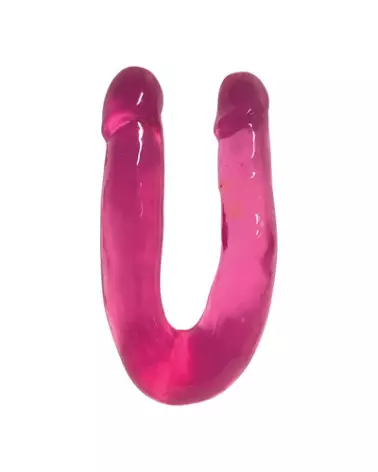 Image du Sweet Slim Double Dipper Double Dong par Curve Toys, dildo de haute qualité pour plaisir partagé-1