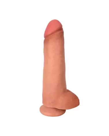 Image du Dildo Réaliste avec Testicules 12 Pouces de Curve Toys, Sextoy Réaliste Haut de Gamme-1