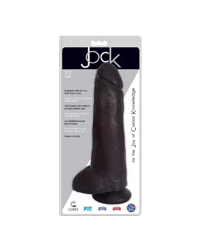 Dildo réaliste avec testicules de Curve Toys, 12 pouces, sextoy réaliste en silicone-2