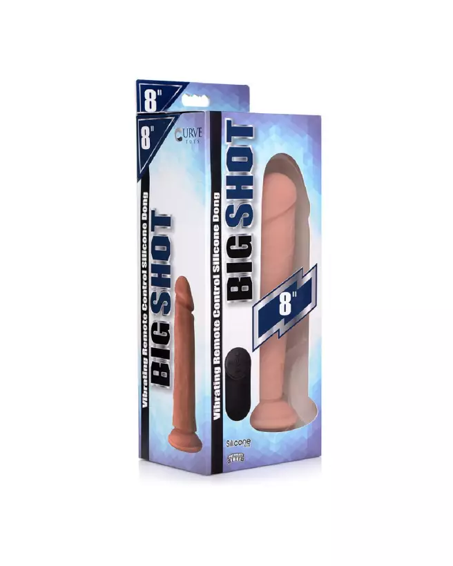 Image du Dildo Vibrant en Silicone avec Télécommande de Curve Toys, Sextoy Réaliste-2