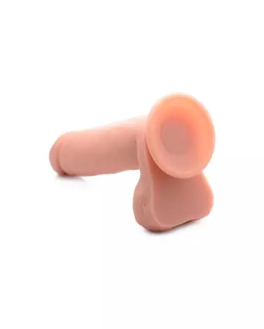 Dildo en silicone télécommandé Curve Toys avec testicules, réaliste et de 23 cm-5