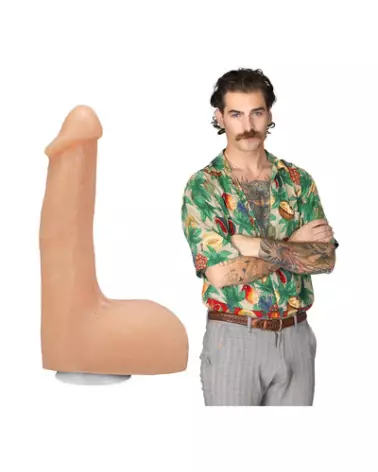 Dildo réaliste Flesh Mechanic ULTRASKYN 7.5 inch Doc Johnson Vanilla-1