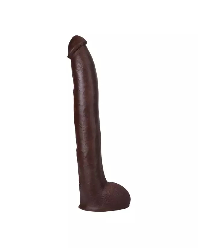 Dildo réaliste Hollywood Cash ULTRASKYN 29 cm couleur chocolat par Doc Johnson-3
