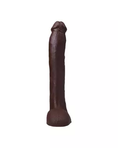 Dildo réaliste Hollywood Cash ULTRASKYN 29 cm couleur chocolat par Doc Johnson-5