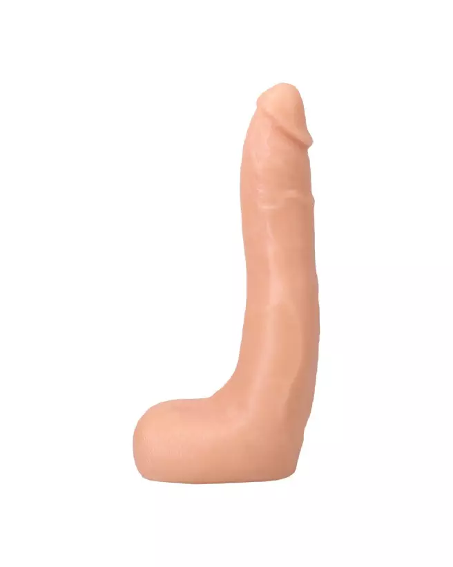 Image du Dildo Dan Damage ULTRASKYN 10/25 cm par Doc Johnson en couleur Vanilla, Sextoy Réaliste-4