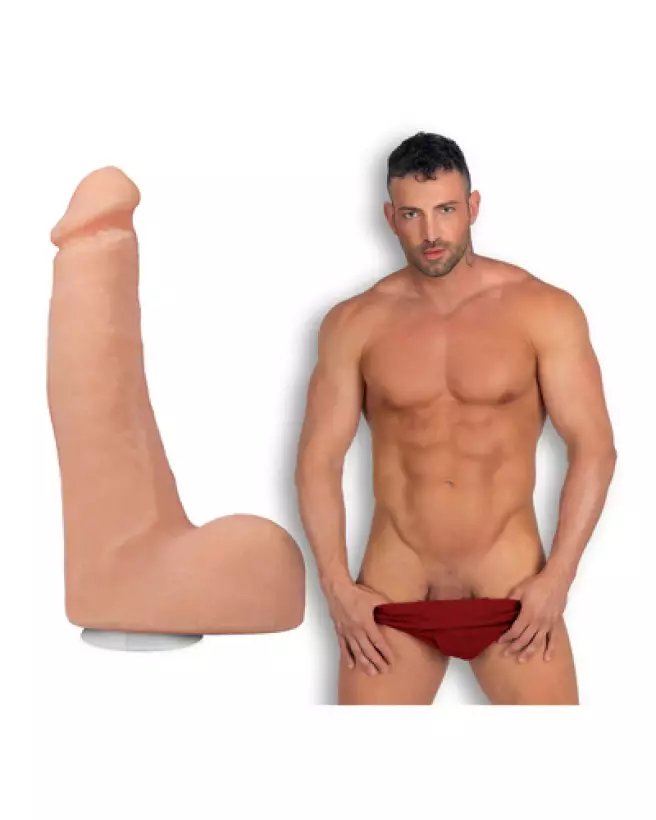 Image du Dildo Réaliste Maximo Garcia ULTRASKYN 8.5 pouces Vanilla par Doc Johnson-1
