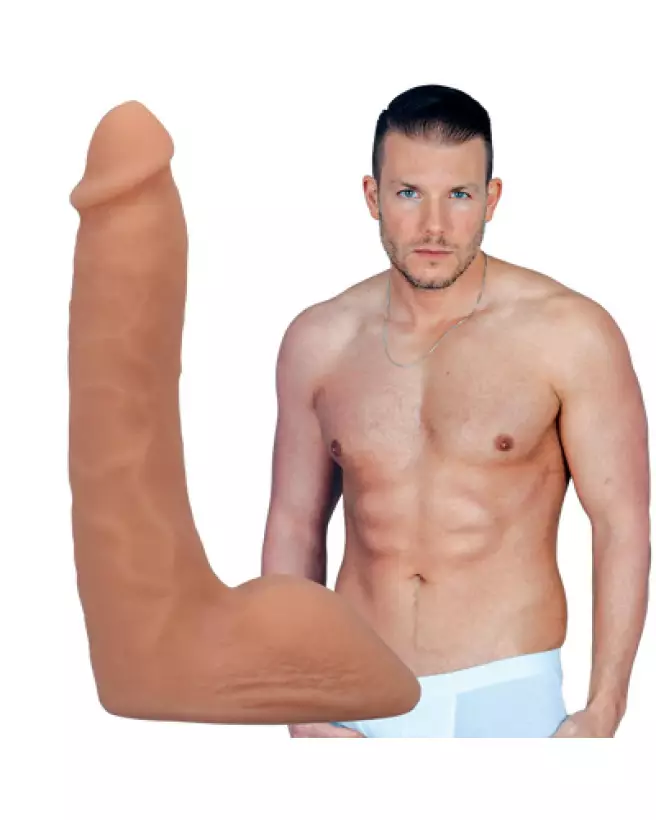 Codey Steele Realistic ULTRASKYN Dildo 8 Inch Vanilla par Doc Johnson-1