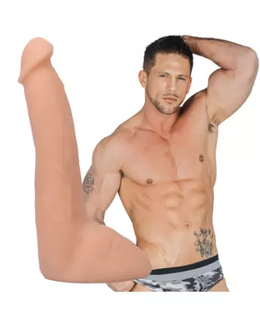 Dildo Realistic ULTRASKYN Roman Todd 8 pouces Vanilla Doc Johnson-1