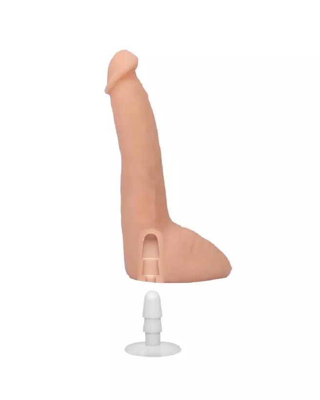 Dildo Realistic ULTRASKYN Roman Todd 8 pouces Vanilla Doc Johnson-4
