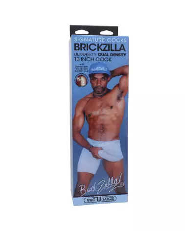 Brickzilla ULTRASKYN dildo 13 cm couleur chocolate par Doc Johnson-2