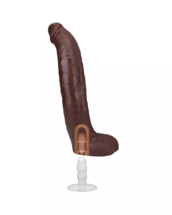 Brickzilla ULTRASKYN dildo 13 cm couleur chocolate par Doc Johnson-4