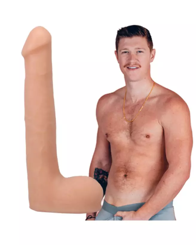 Image du dildo réaliste ULTRASKYN Oliver Flynn 25 cm vanilla de Doc Johnson-1