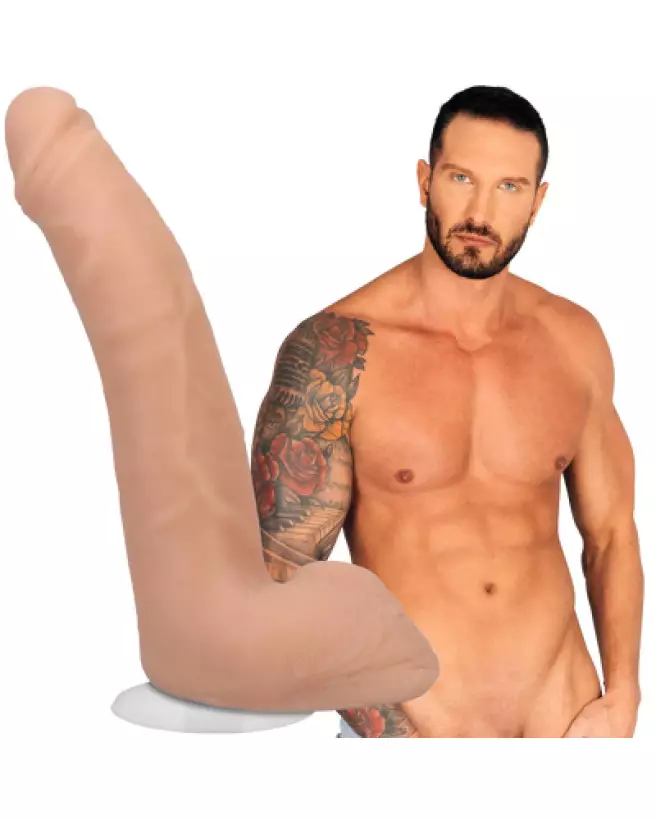 Dildo ULTRASKYN Quinton James 9.5 pouces par Doc Johnson - Sextoy Réaliste-1