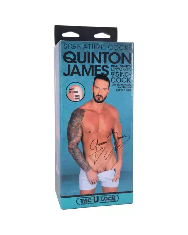 Dildo ULTRASKYN Quinton James 9.5 pouces par Doc Johnson - Sextoy Réaliste-2