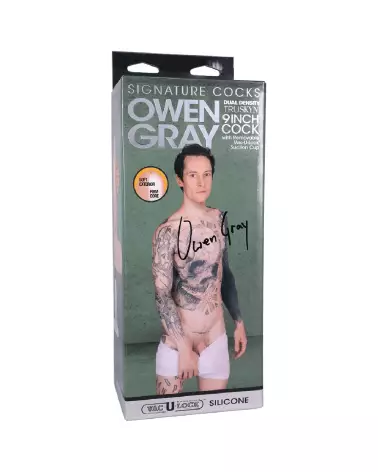 Image du Dildo Réaliste Owen Gray de Doc Johnson en Silicone 9 pouces-2