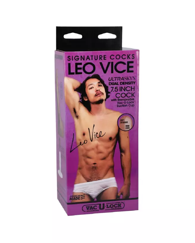 Image de Leo Vice ULTRASKYN 6 pouces caramel avec ventouse amovible - Sextoy réaliste Doc Johnson-2