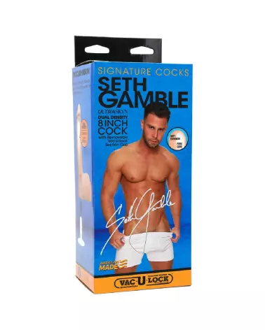 Image du Dildo Réaliste Seth Gamble ULTRASKYN 20cm par Doc Johnson-2