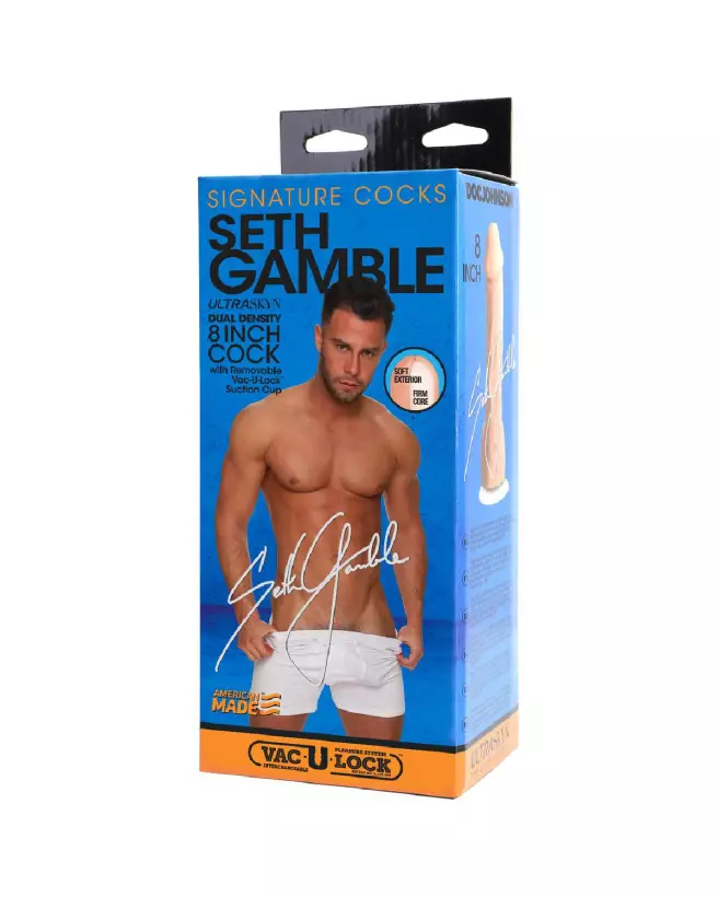 Image du Dildo Réaliste Seth Gamble ULTRASKYN 20cm par Doc Johnson-4