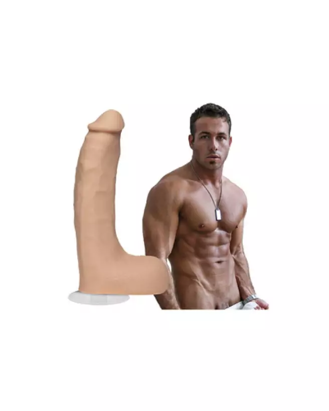 Chad White Realistic ULTRASKYN Dildo 8 inch by Doc Johnson-1