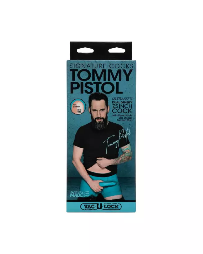 Tommy Pistol ULTRASKYN Dildo 7 pouces réaliste par Doc Johnson-3