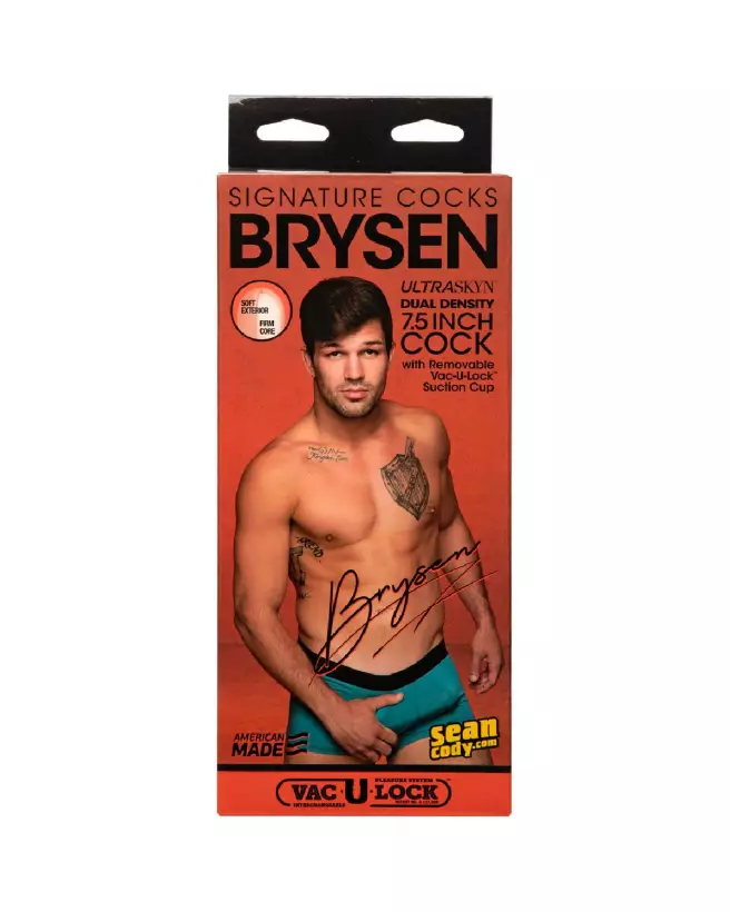 Image du Brysen Realistic ULTRASKYN Dildo de Doc Johnson - Sextoy réaliste 18 cm-3